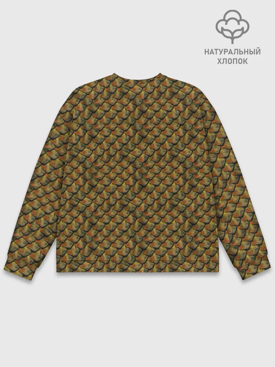 Мужской свитшот базовый / Reptile Scales
