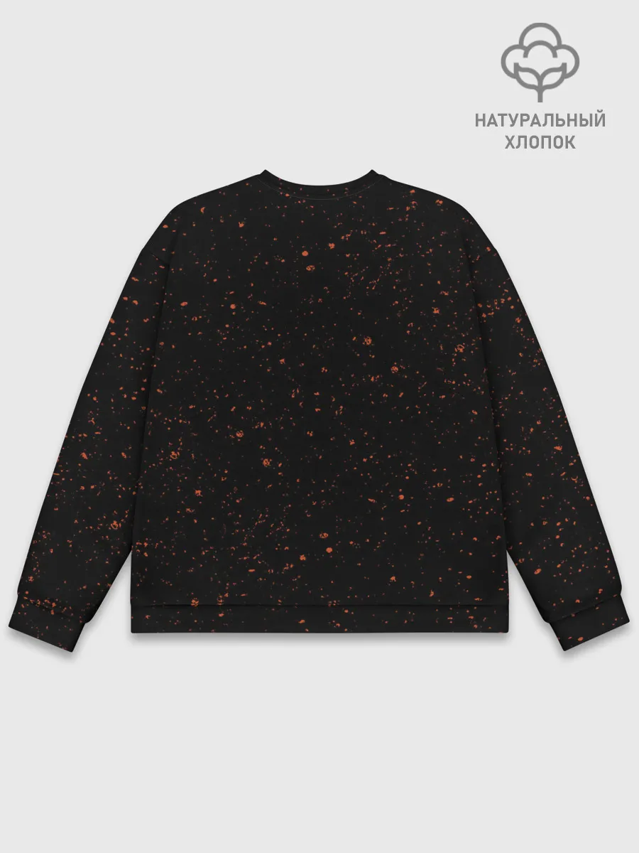 Мужской свитшот базовый / Черный Аста | Чёрный клевер