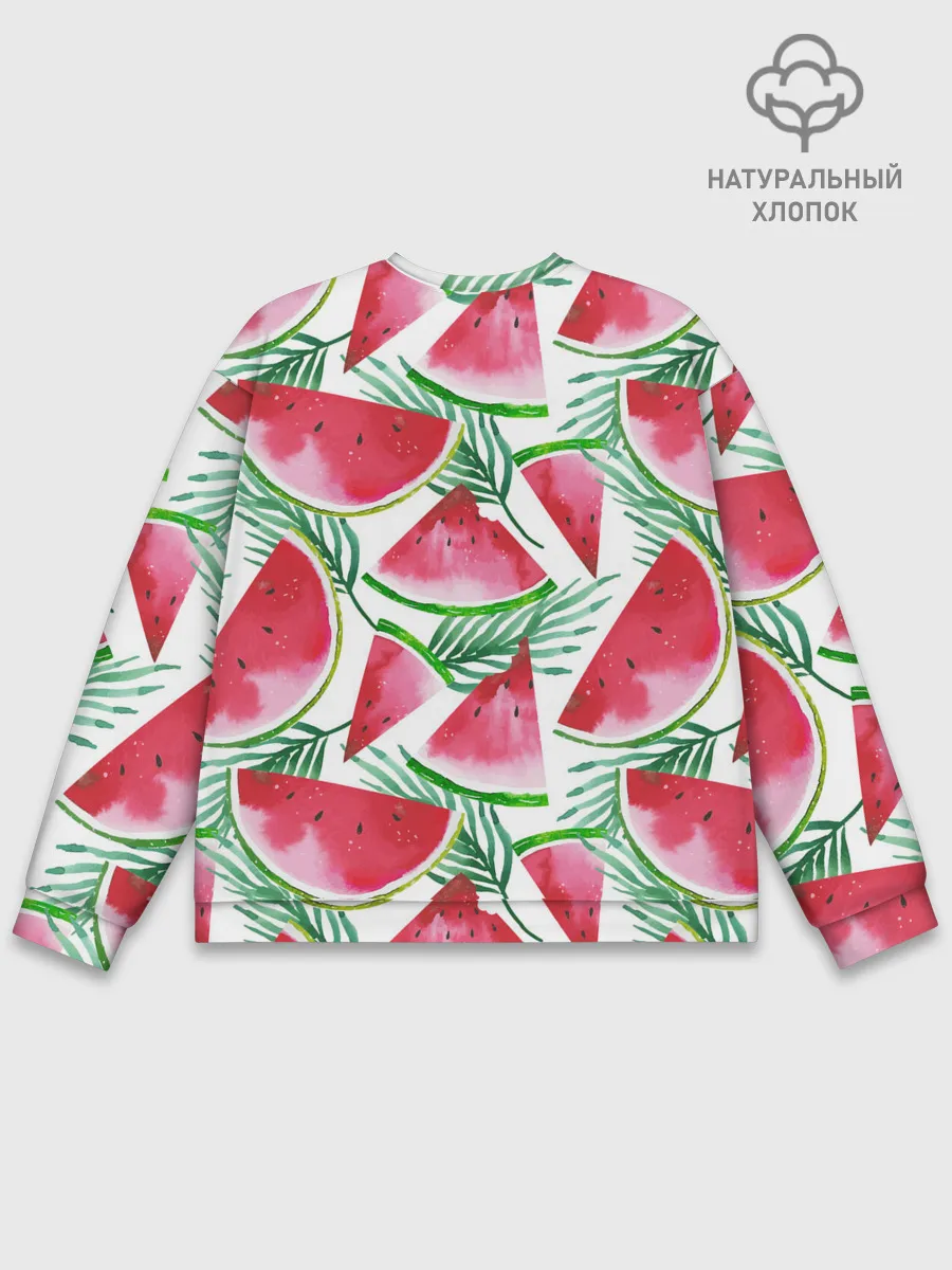 Мужской свитшот базовый / Арбузное настроение