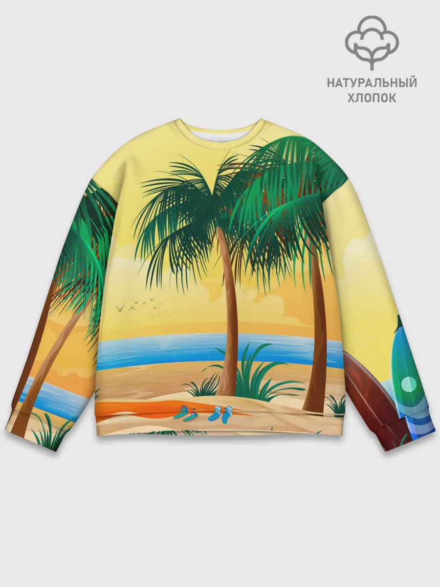 Мужской свитшот базовый / Пляж