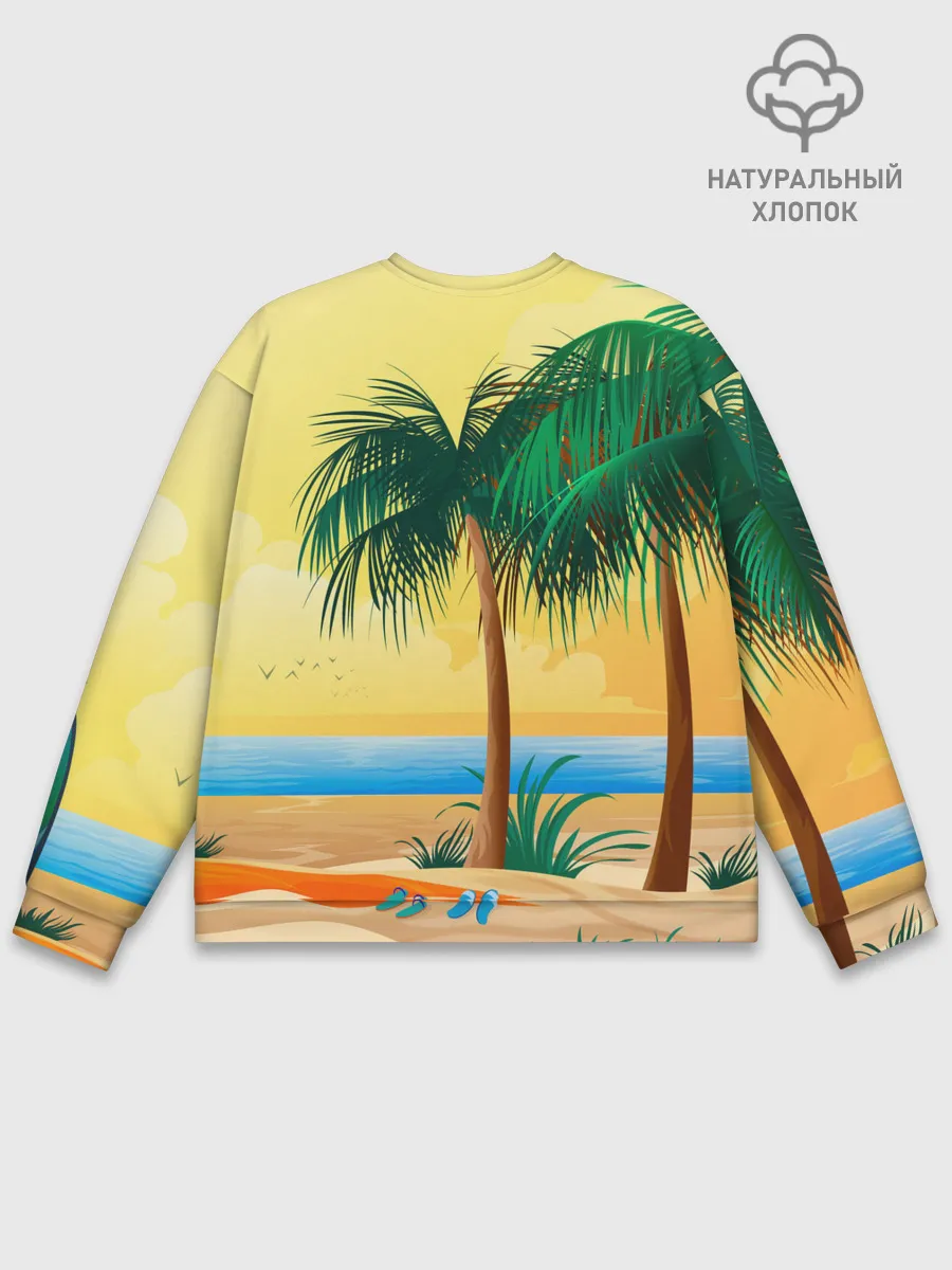 Мужской свитшот базовый / Пляж