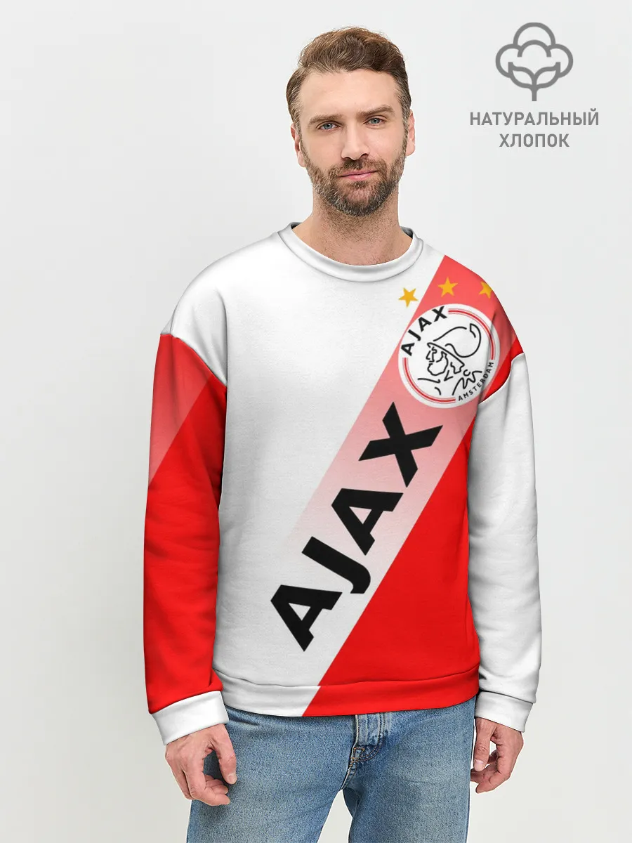 Мужской свитшот базовый / FC AJAX AMSTERDAM / ФК АЯКС
