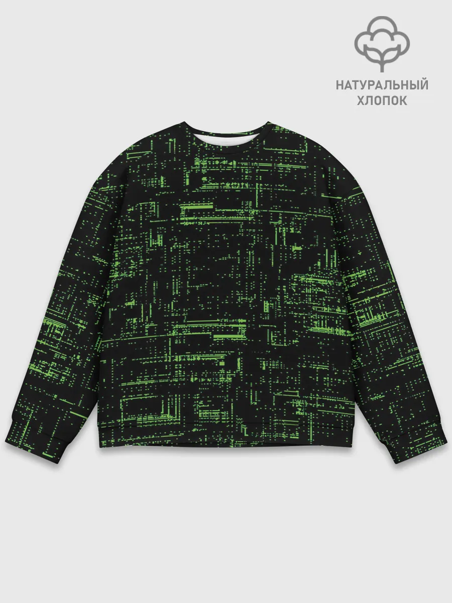 Мужской свитшот базовый / Схема