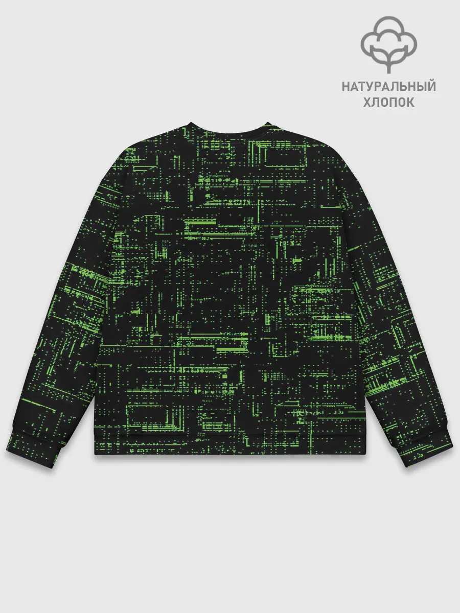 Мужской свитшот базовый / Схема