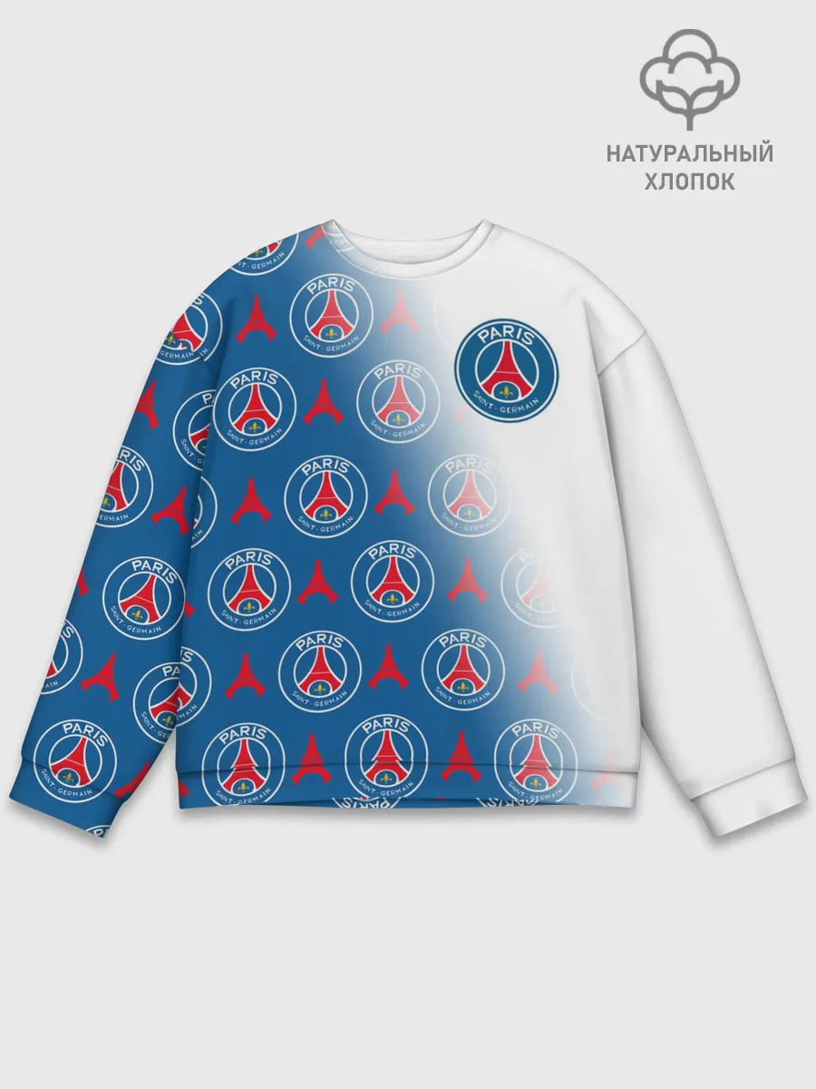 Мужской свитшот базовый / ФК ПСЖ / PARIS SAINT GERMAIN