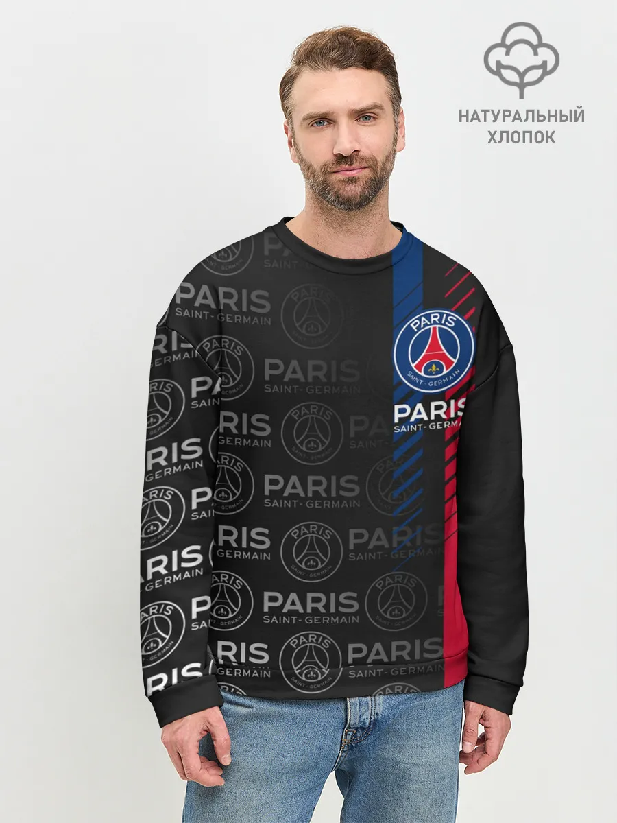 Мужской свитшот базовый / ФК ПСЖ / PARIS SAINT GERMAIN