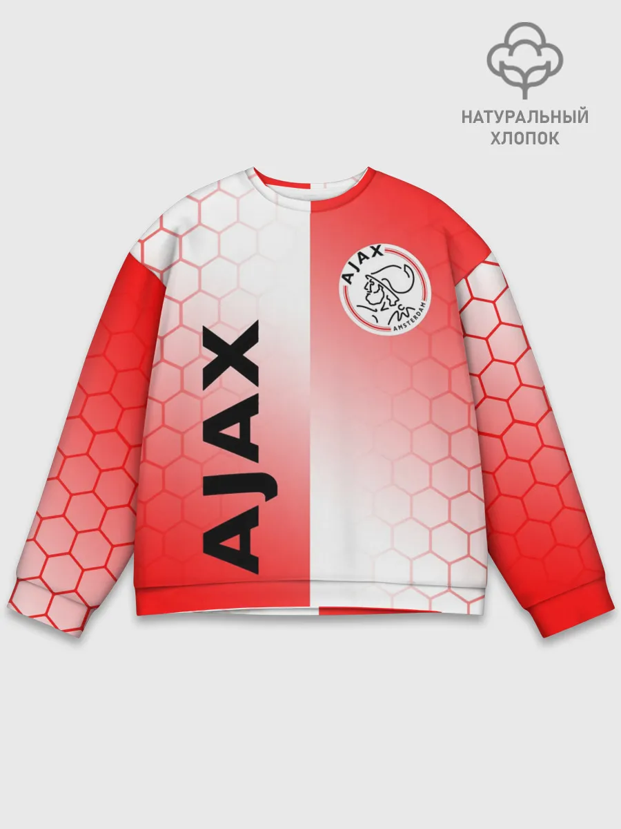 Мужской свитшот базовый / FC AJAX AMSTERDAM / ФК АЯКС