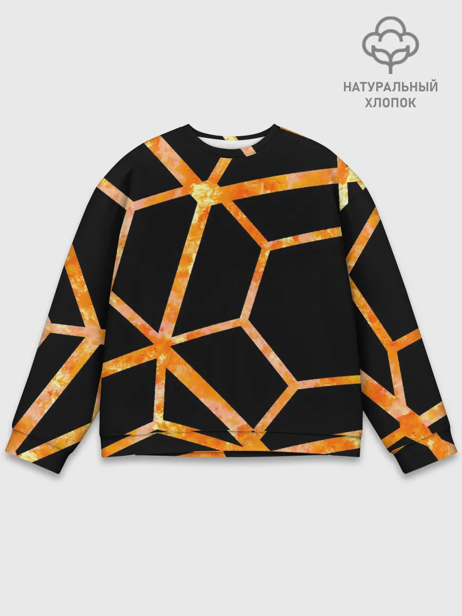 Мужской свитшот базовый / Hexagon