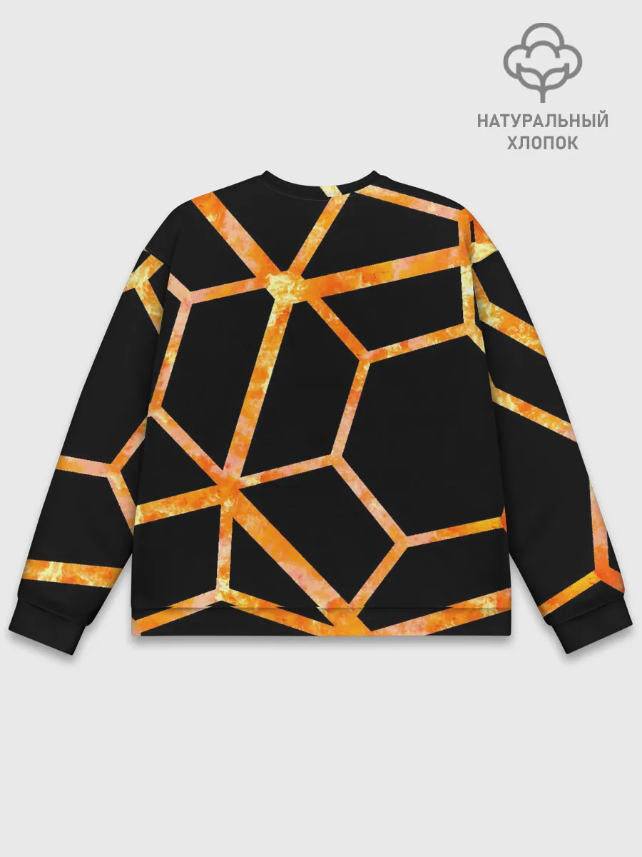 Мужской свитшот базовый / Hexagon