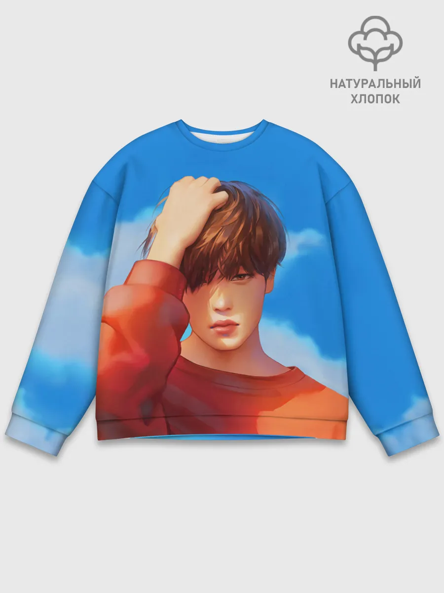 Мужской свитшот базовый / Park Jimin Art