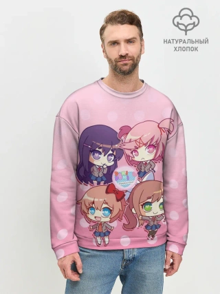 Мужской свитшот базовый / DOKI DOKI LITERATURE CLUB