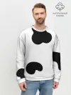 Мужской свитшот базовый / Cow print