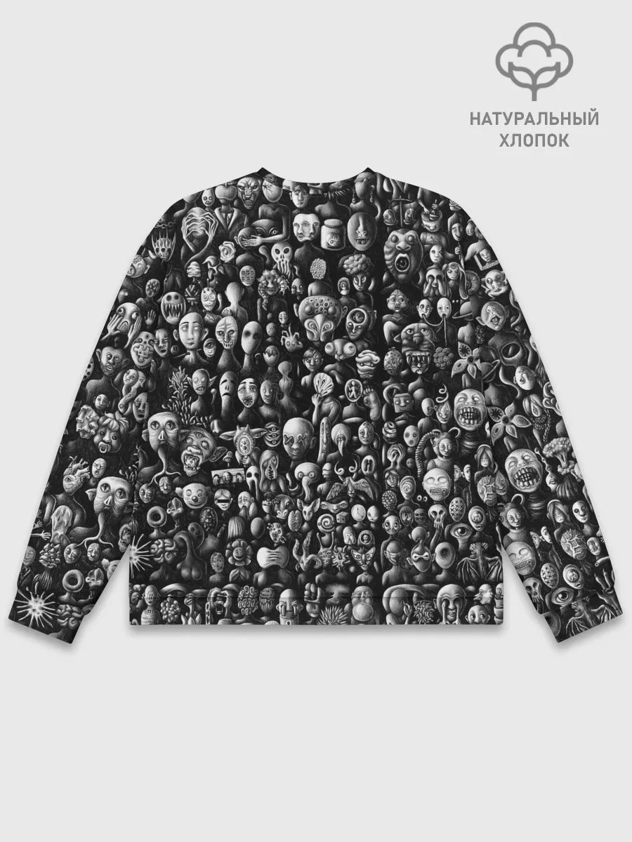 Мужской свитшот базовый / Мрачные портреты