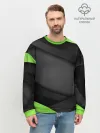 Мужской свитшот базовый / Green / Black