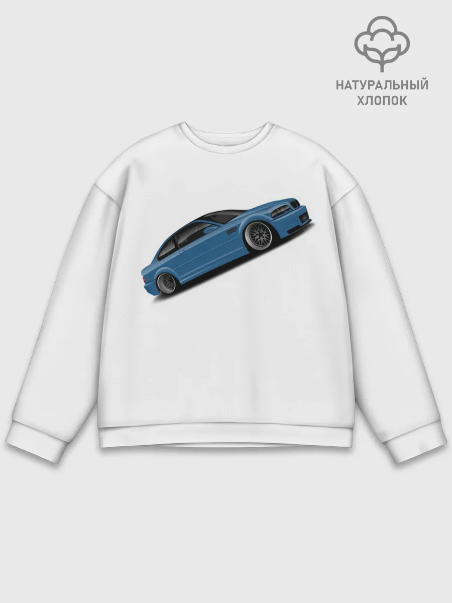 Мужской свитшот базовый / СиняЯ МашиНа