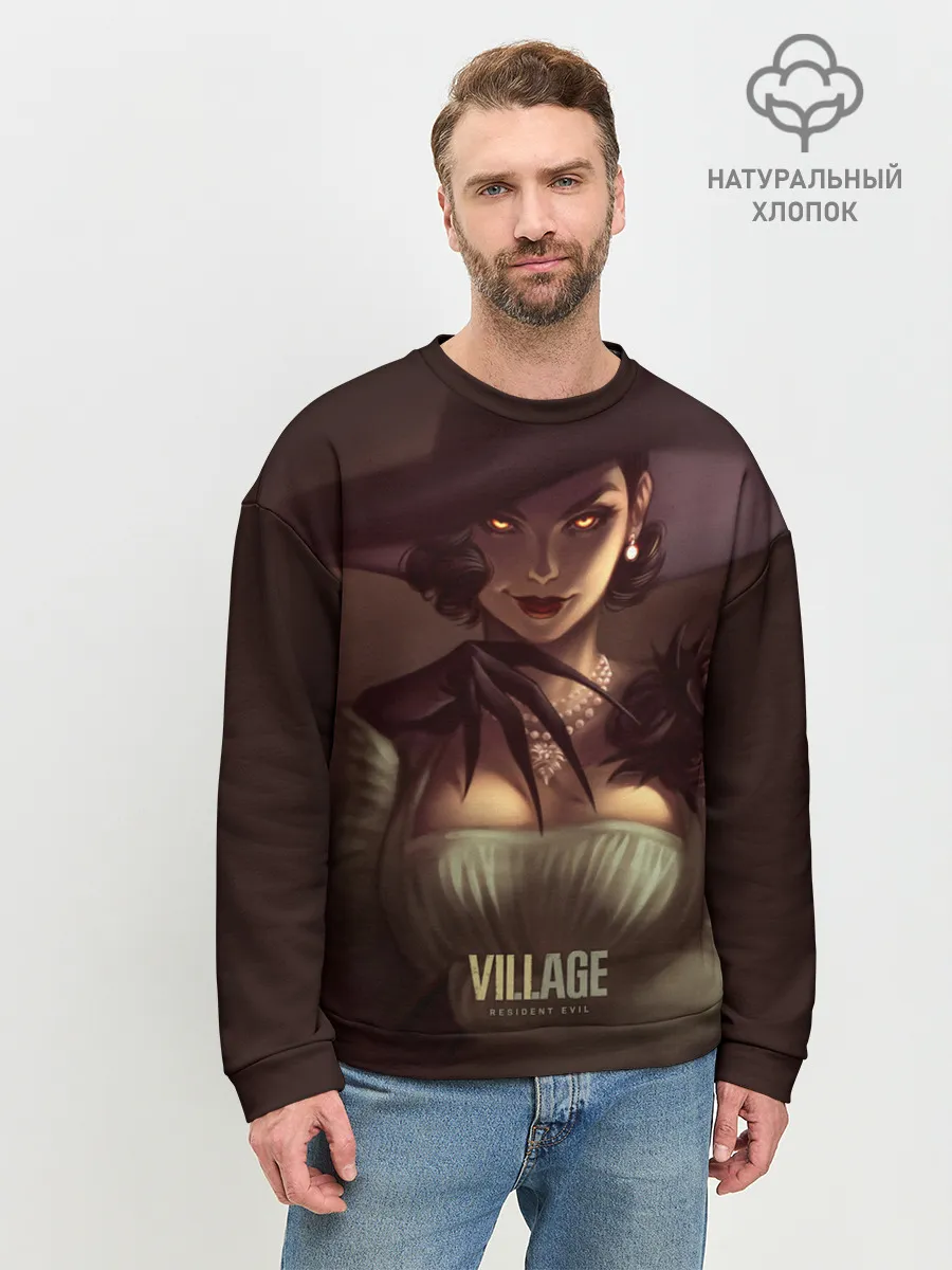 Мужской свитшот базовый / Lady Alcina Dimitrescu