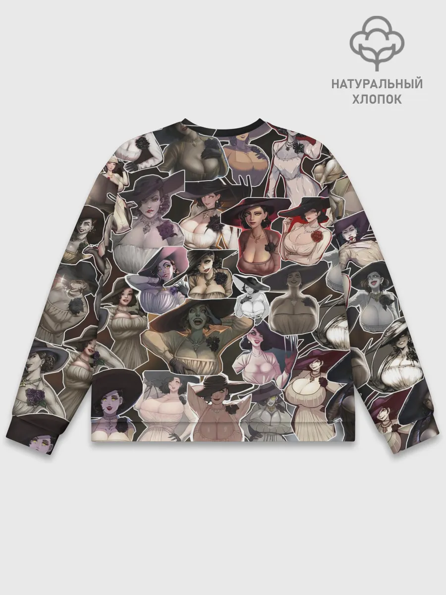 Мужской свитшот базовый / Dimitrescu stikers style 2