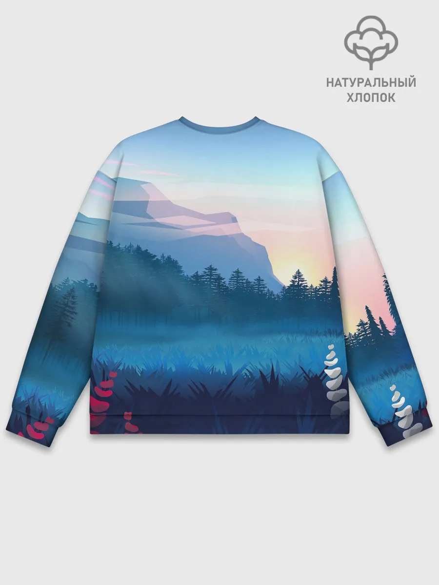 Мужской свитшот базовый / Рассвет