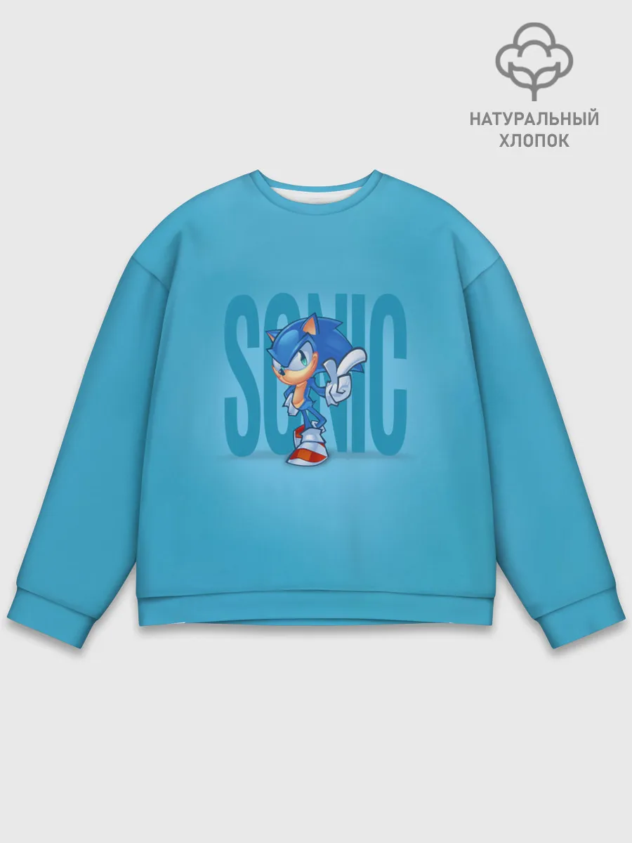 Мужской свитшот базовый / Легендарный ёж