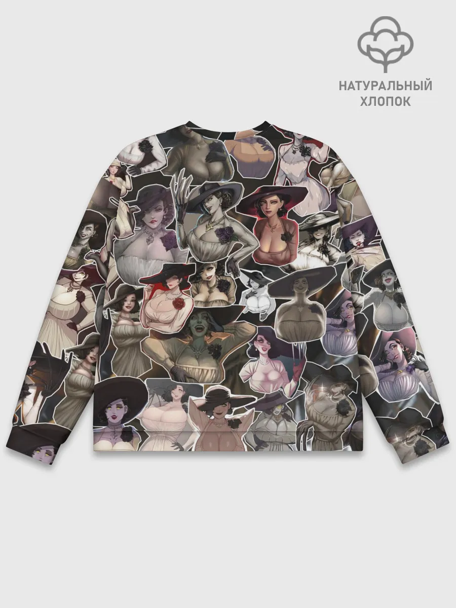 Мужской свитшот базовый / Dimitrescu stikers style