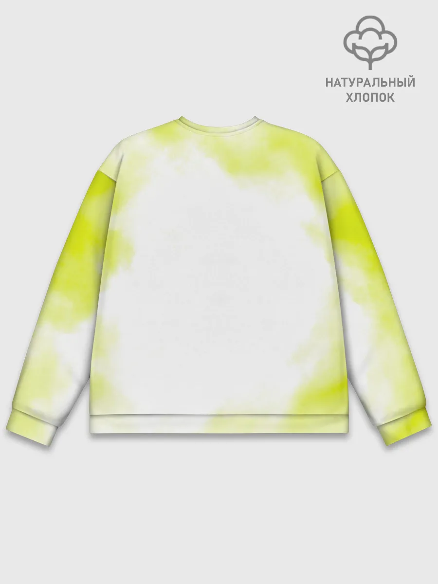 Мужской свитшот базовый / Аста и Юно Чёрный клевер