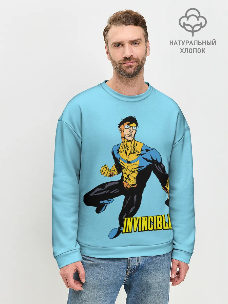 Мужской свитшот базовый / Invincible / Неуязвимый