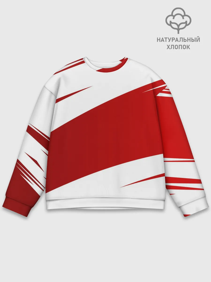 Мужской свитшот базовый / Ломкие линии