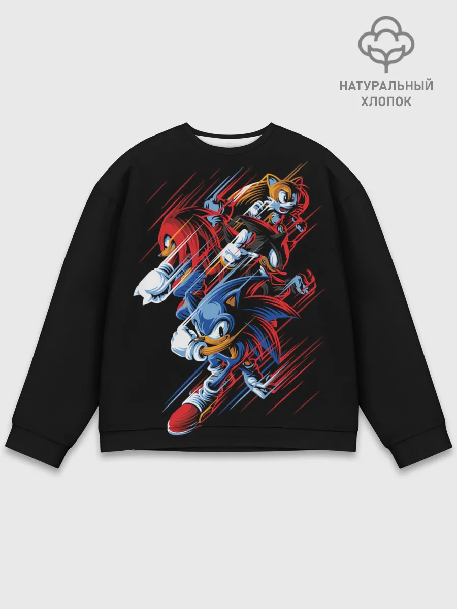 Мужской свитшот базовый / Sonics team