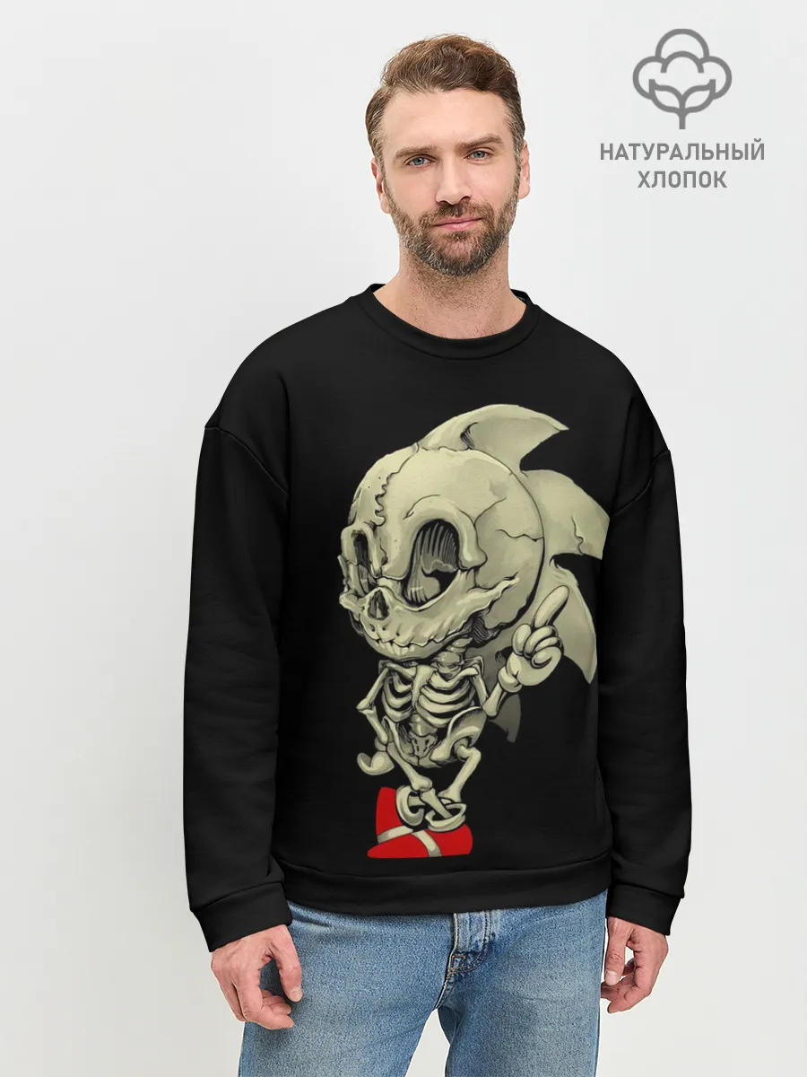 Мужской свитшот базовый / Sonic dead inside