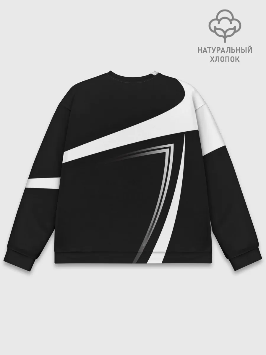 Мужской свитшот базовый / JUVENTUS / ЮВЕНТУС / ПОЛОСЫ