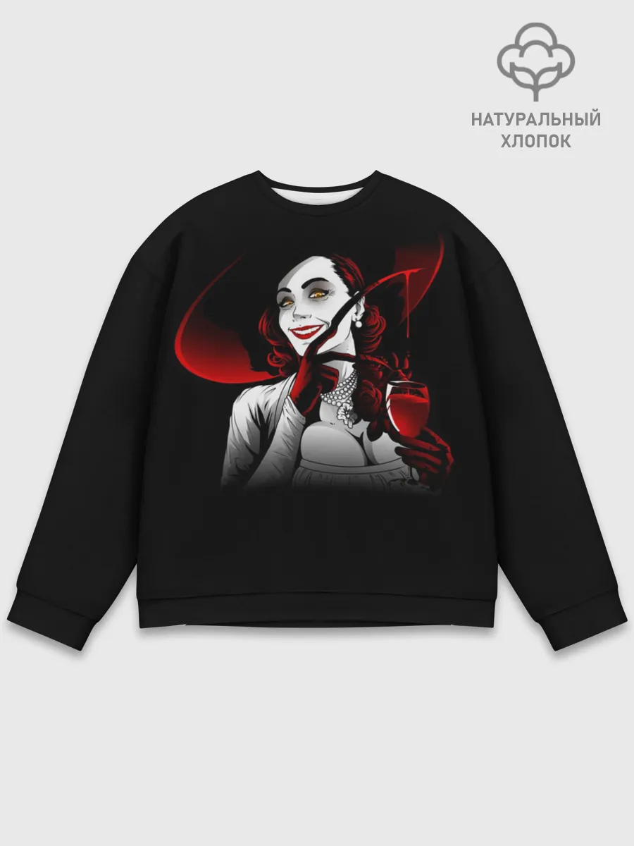 Мужской свитшот базовый / Resident Evil Леди Вампир