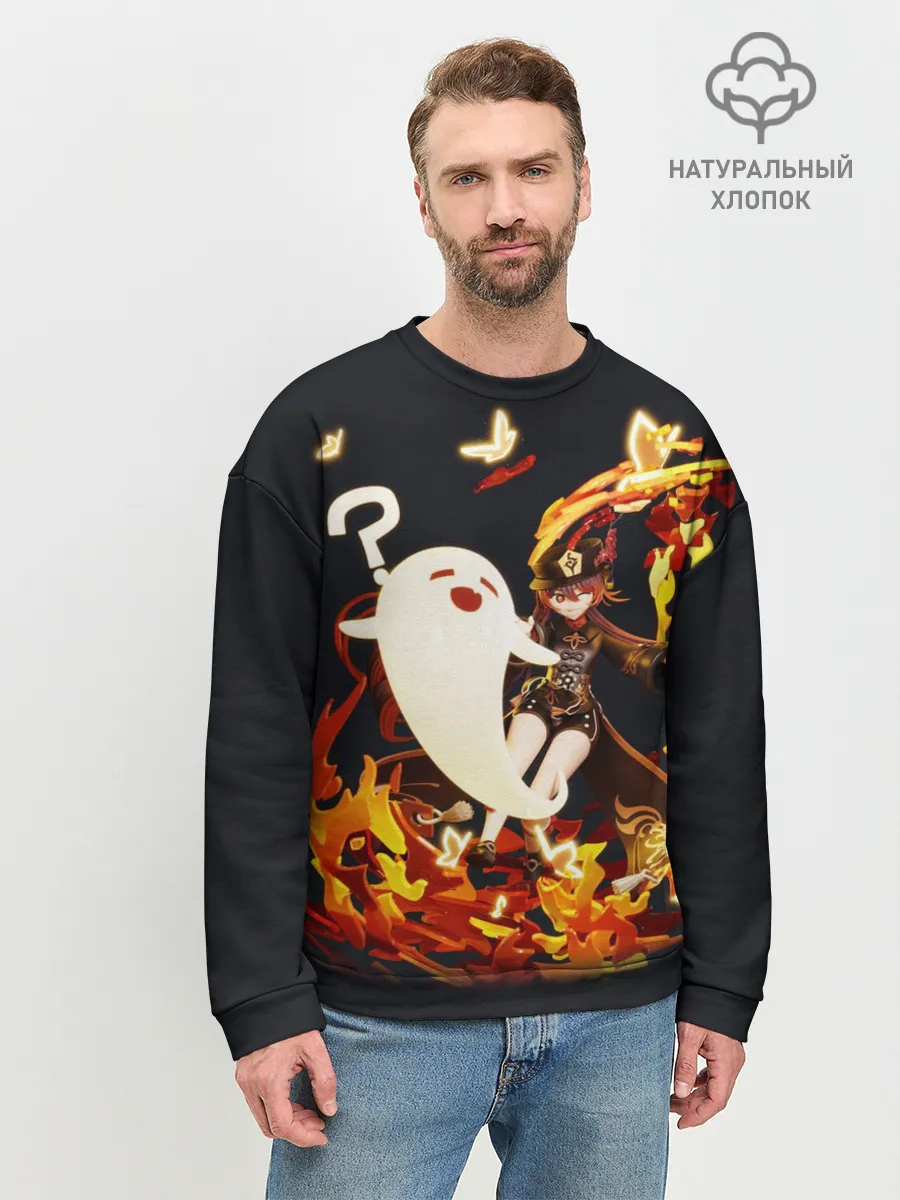 Мужской свитшот базовый / GENSHIN IMPACT / HU TAO