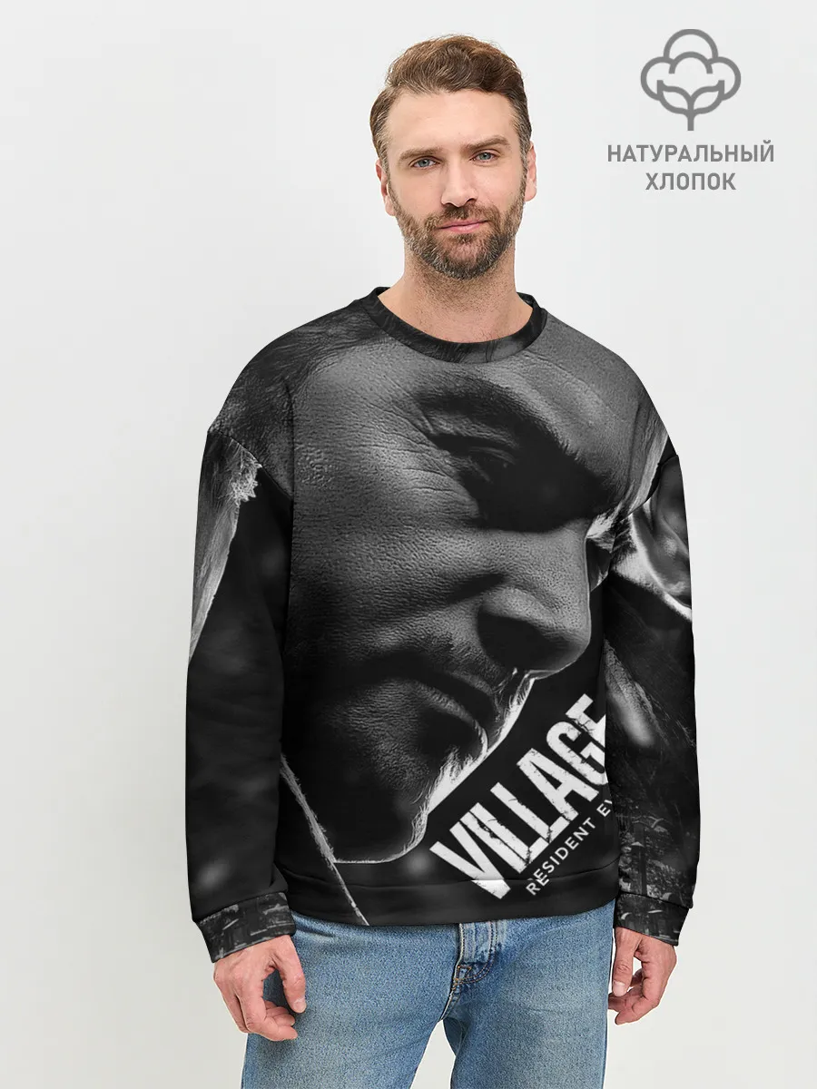 Мужской свитшот базовый / RESIDENT EVIL 8 VILLAGE