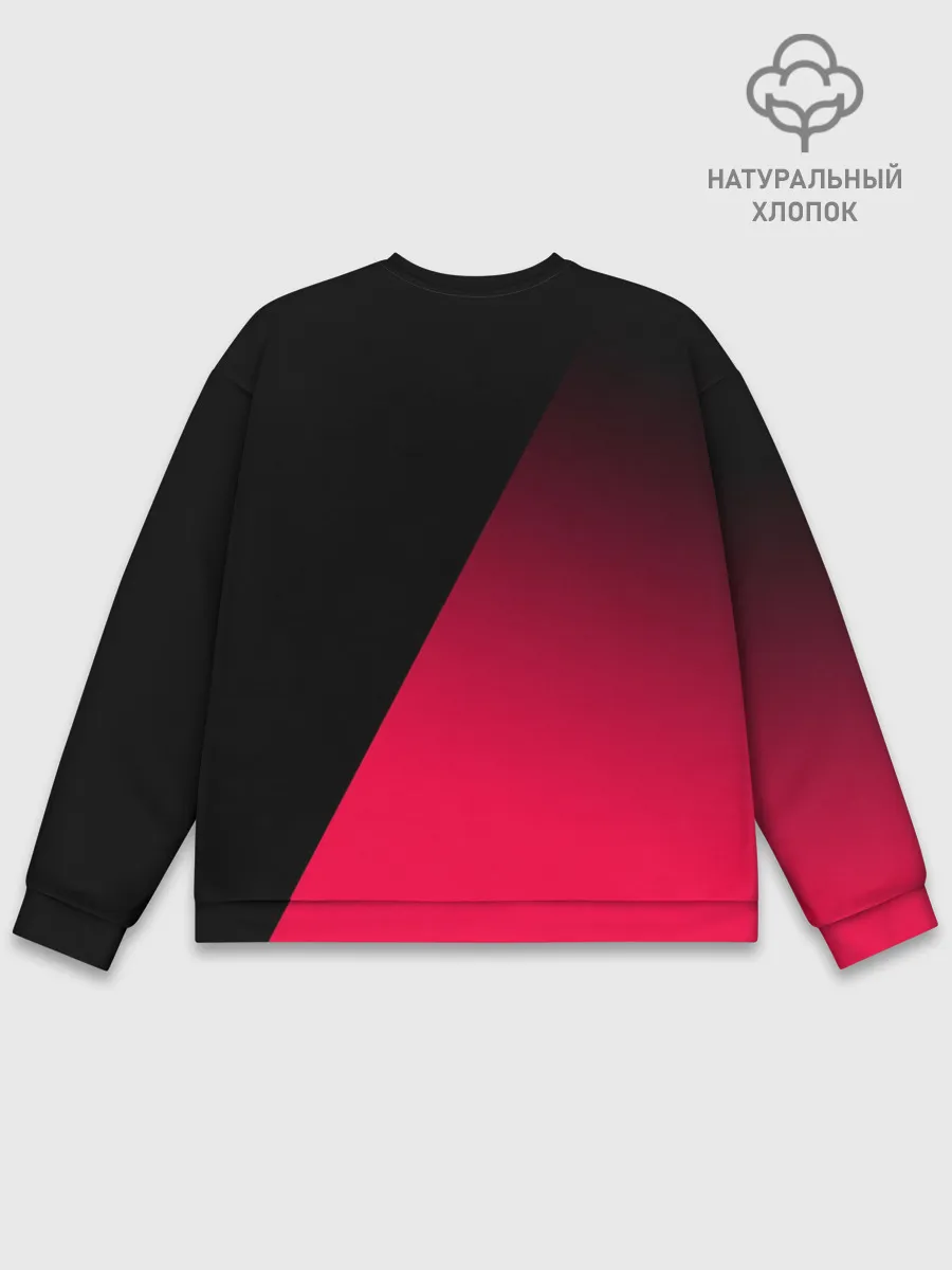 Мужской свитшот базовый / JUVENTUS / ЮВЕНТУС / НЕОН