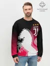 Мужской свитшот базовый / JUVENTUS / ЮВЕНТУС / НЕОН