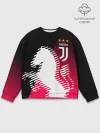 Мужской свитшот базовый / JUVENTUS / ЮВЕНТУС / НЕОН