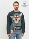 Мужской свитшот базовый / Furry fox