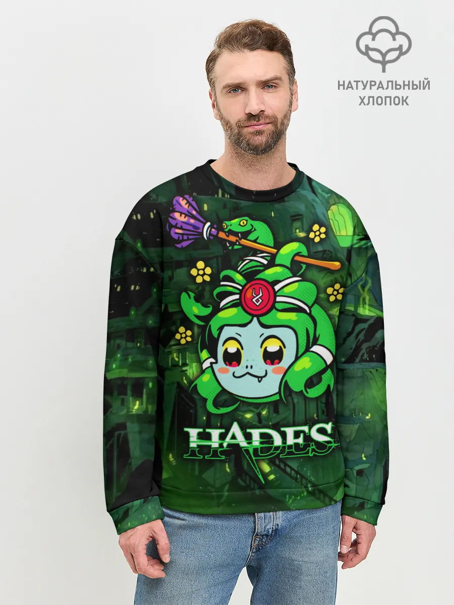 Мужской свитшот базовый / Hades Dusa Gorgon