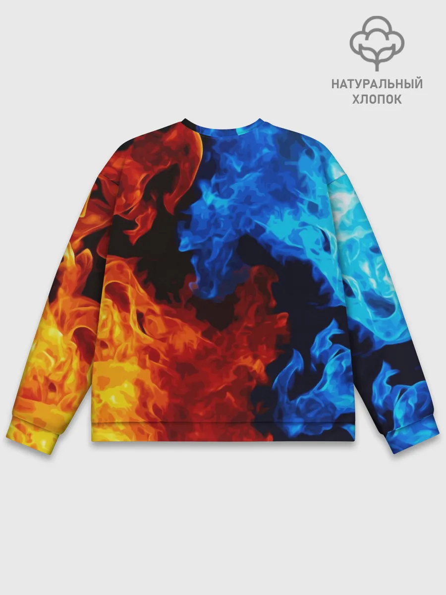 Мужской свитшот базовый / СЕКТОР ГАЗА / КАЙФА ПО ЖИЗНИ