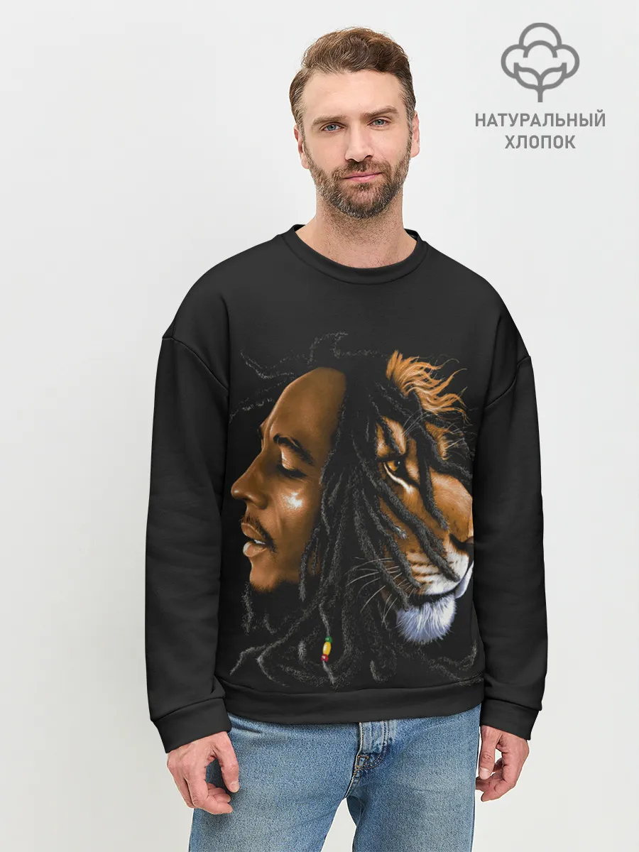 Мужской свитшот базовый / БОБ МАРЛИ