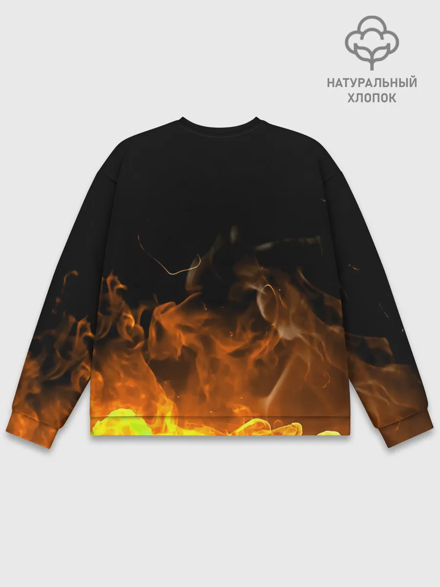 Мужской свитшот базовый / Секре Сваллотейл в огне Неро