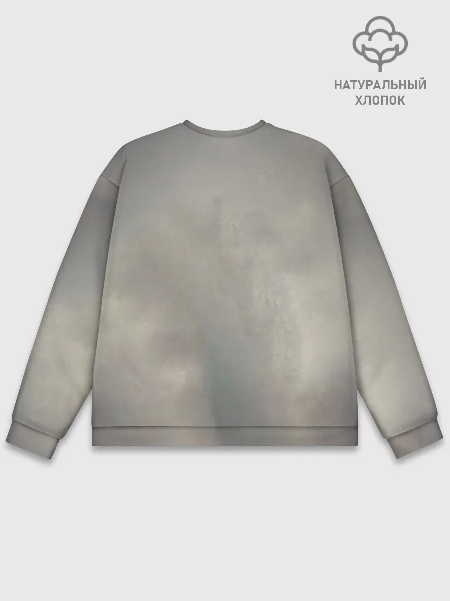 Мужской свитшот базовый / Лиса маслом