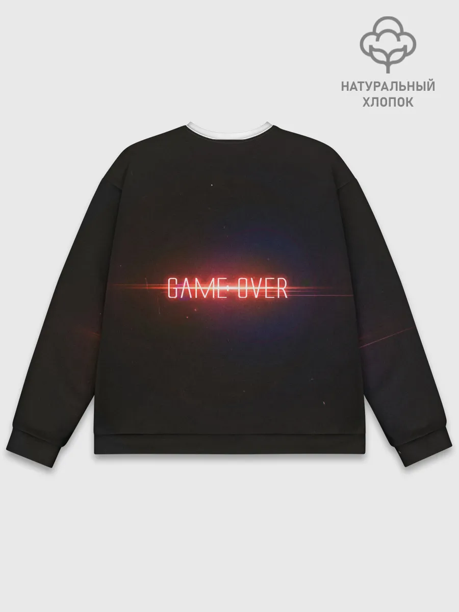 Мужской свитшот базовый / Старт - игра окончена