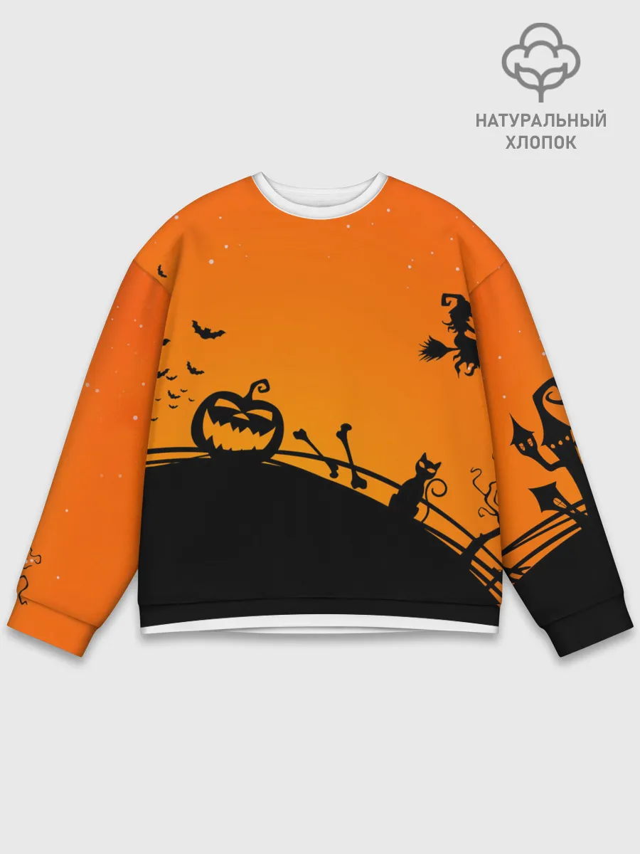 Мужской свитшот базовый / Хэллоуин