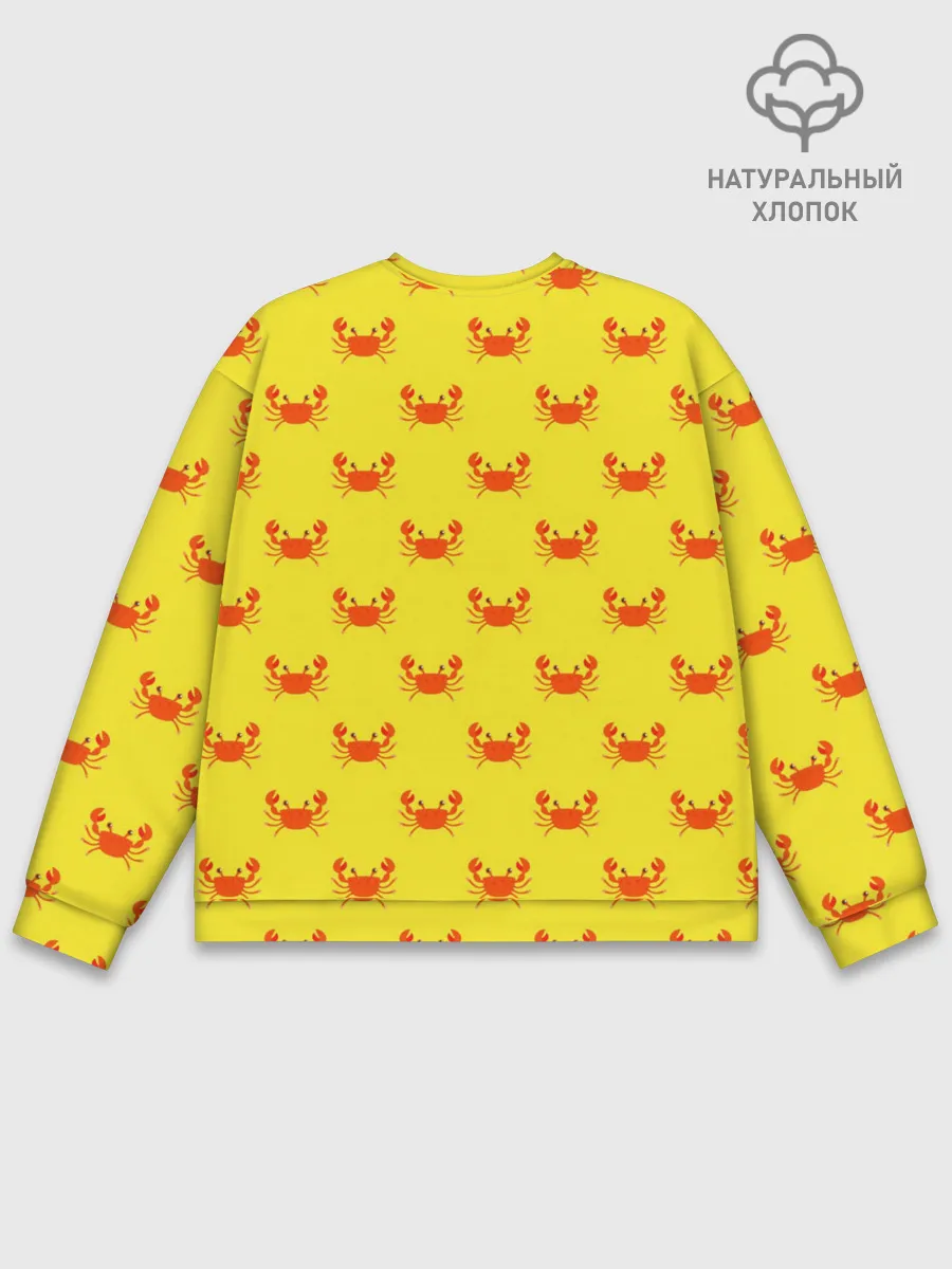 Мужской свитшот базовый / Крабы