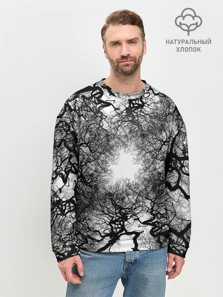 Мужской свитшот базовый / Texture Branches