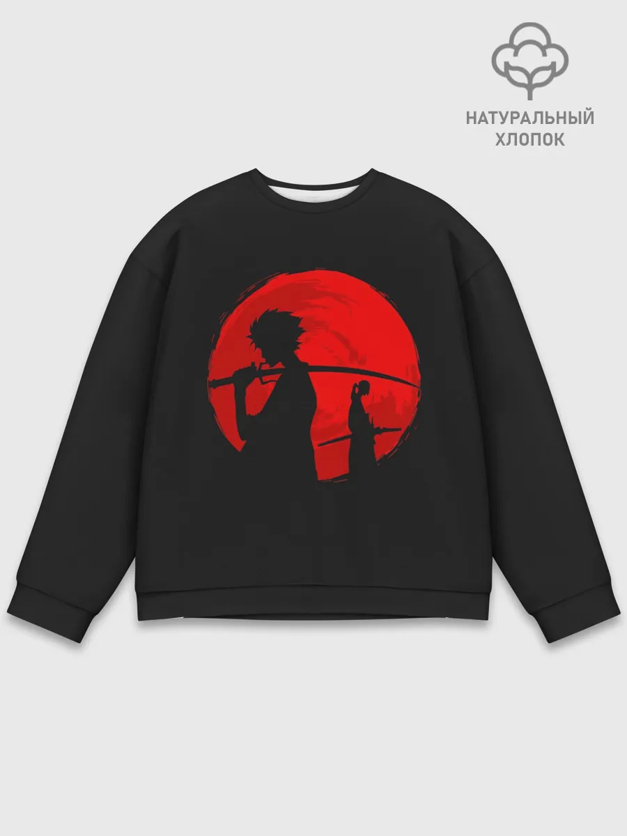 Мужской свитшот базовый / Samurai Sunset