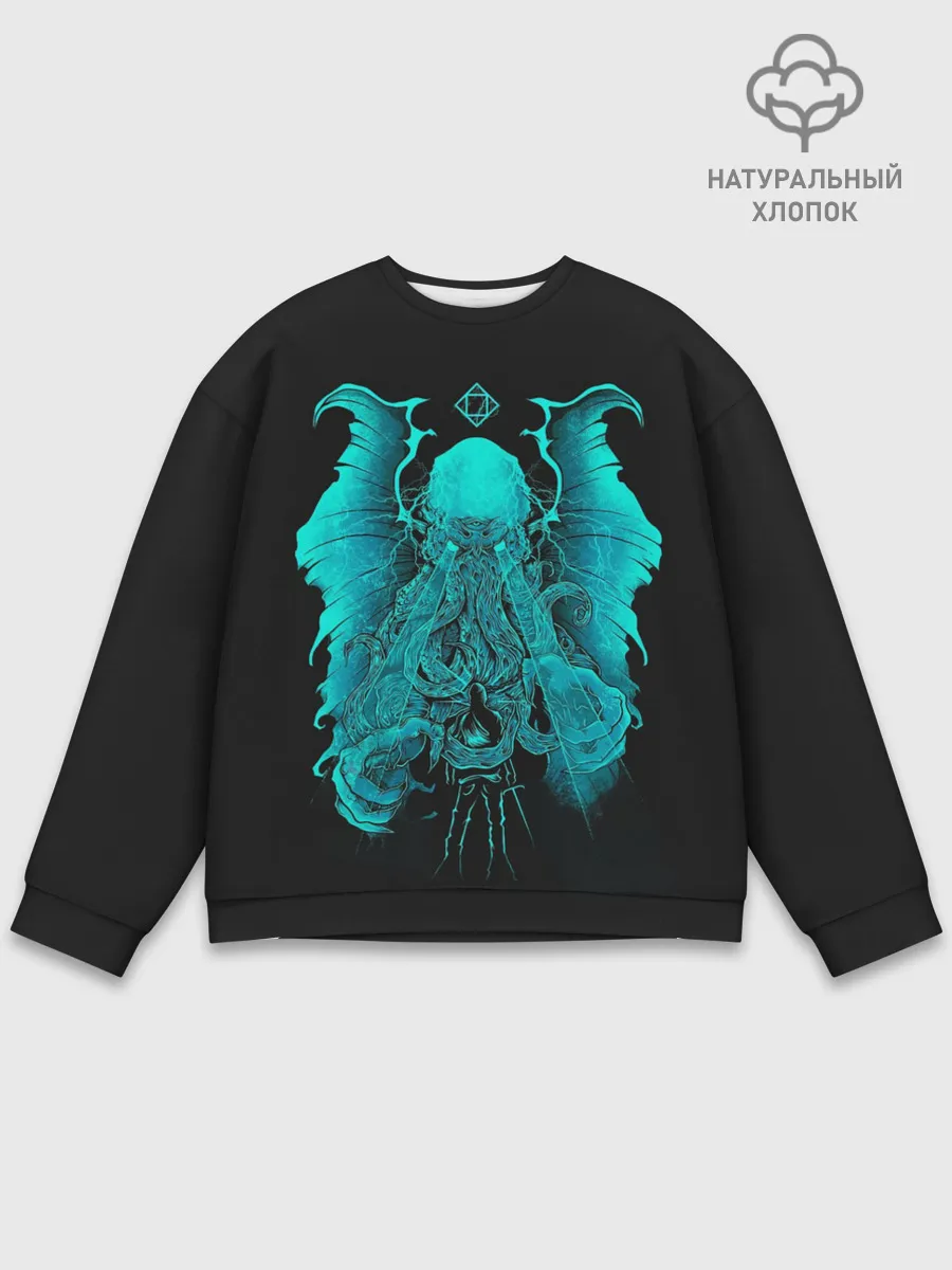 Мужской свитшот базовый / Зов Ктулху