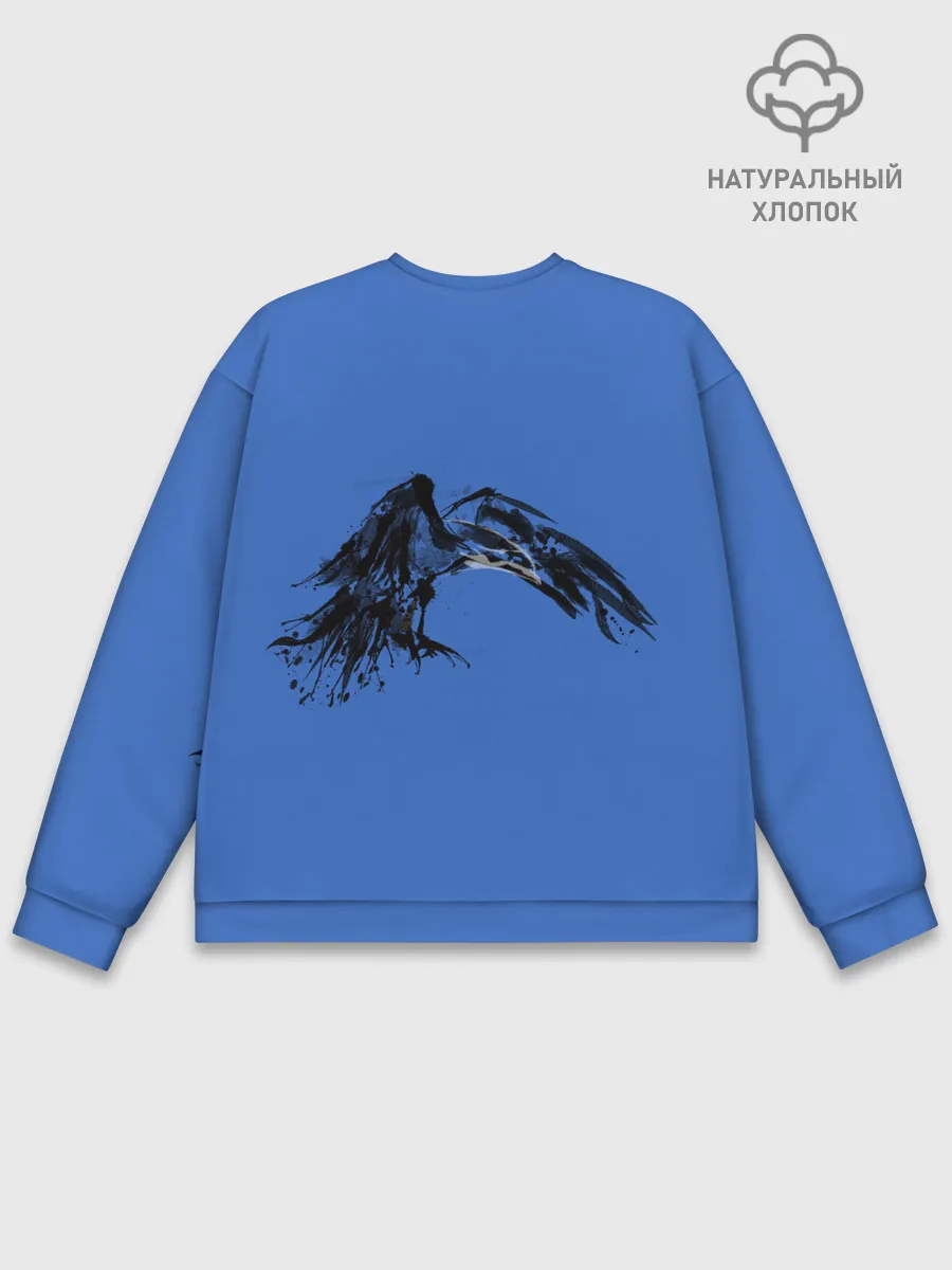 Мужской свитшот базовый / Тень ворона