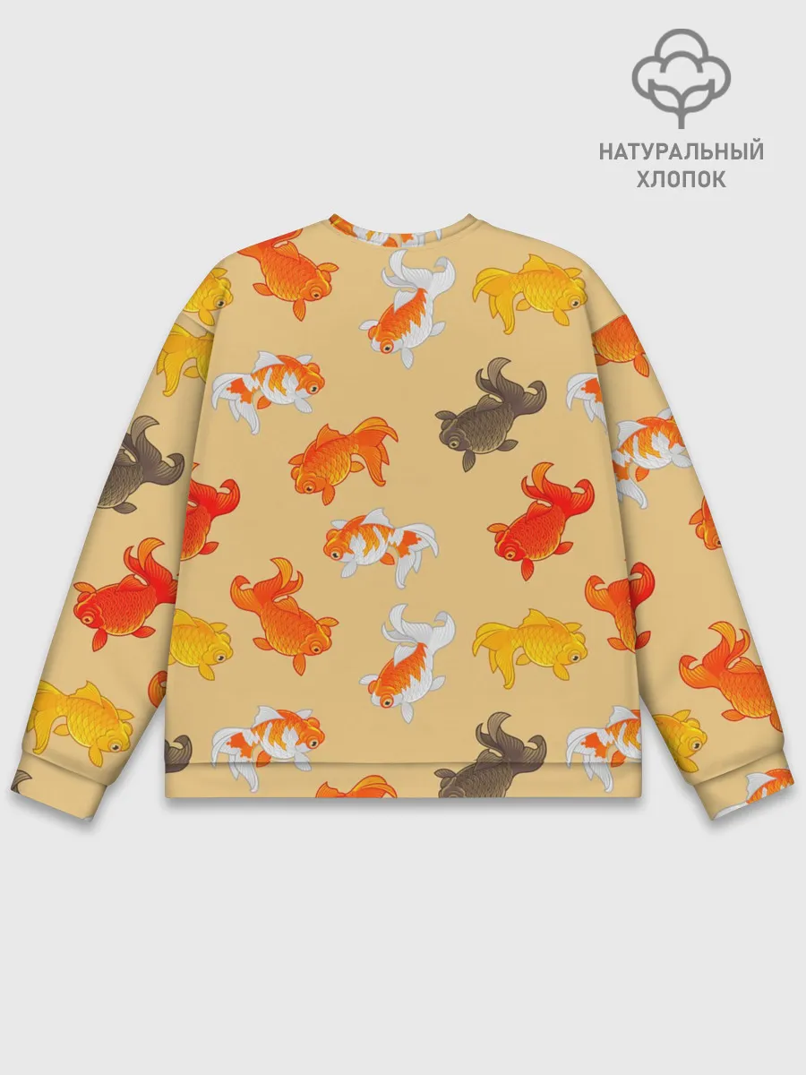 Мужской свитшот базовый / Рыбки